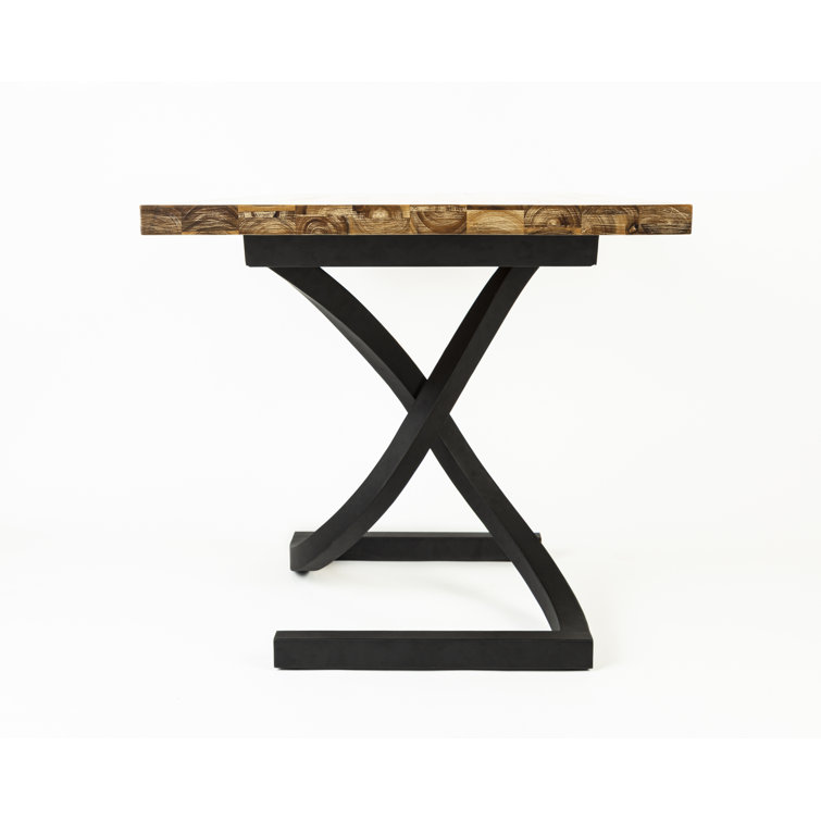 17 Stories Solid Wood Dining Table Wayfair Canada